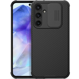 Pouzdro pro Samsung Galaxy A55 5G, obrněné Nillkin, CamShield Pro, černé
