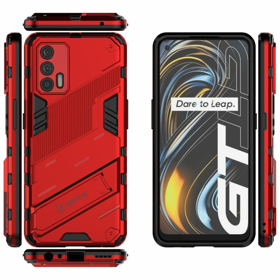 Pouzdro pro Realme GT 5G, Military kickstand, modré