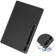 Pouzdro pro Samsung Galaxy Tab S10 Ultra, Smartcase s prostorem pro stylus, černé