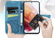 Klopové pouzdro pro Oppo Reno 12 Pro, Butterfly, modré