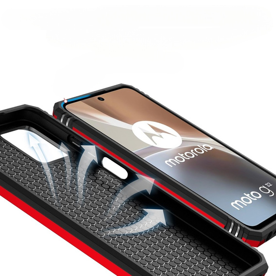 Pouzdro pro Motorola Moto G32, CamShield Slide, červené