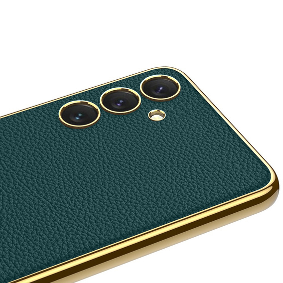 Pouzdro pro Samsung Galaxy S24, GKK Leather, zelené