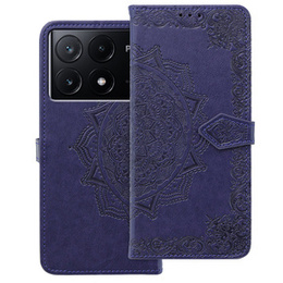 Klopové pouzdro pro Xiaomi Poco X6 Pro 5G, Mandala, růžové rose gold