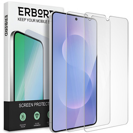 2x tvrzené sklo ERBORD 9H Hard Glass na displeji pro Samsung Galaxy S25 Edge
