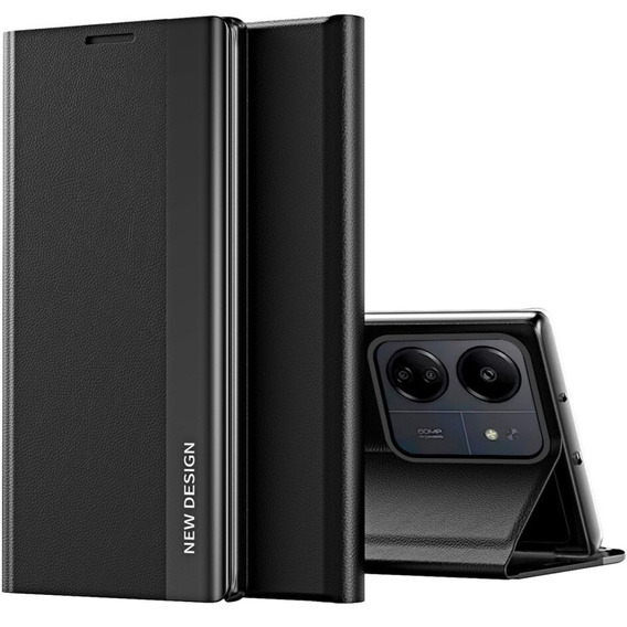Klopové pouzdro pro Xiaomi Redmi 13C / Poco C65, Side Magnetic, černé