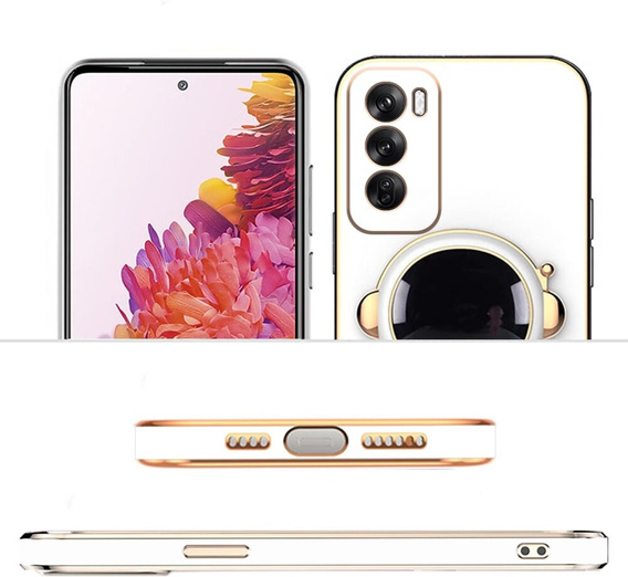 Pouzdro pro Oppo Reno 12 Pro, Astronaut, bílé