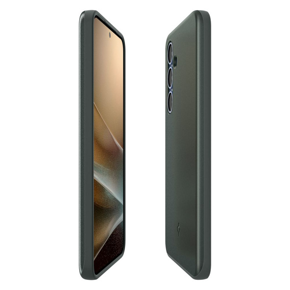 Pouzdro Spigen pro Samsung Galaxy S25, Thin Fit Mag, zelené + 9H tvrzené sklo
