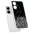 Pouzdro pro Realme C55, Glittery, černé
