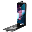 Klopové pouzdro pro Motorola Edge 30 5G, Flip, černé