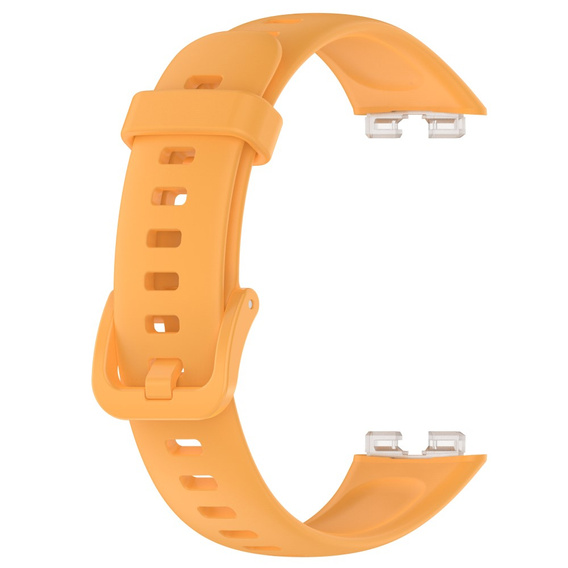 Silikonowy Gumowy Pasek do Huawei Band 8, żółty