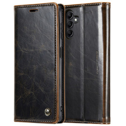 CASEME flipové pouzdro pro Samsung Galaxy A34 5G, Waxy Textured, káva