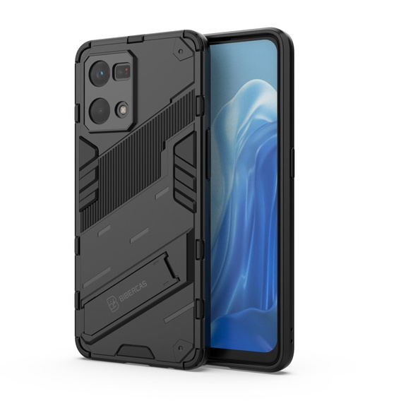Pouzdro pro Oppo Reno7 4G, Military kickstand, modré