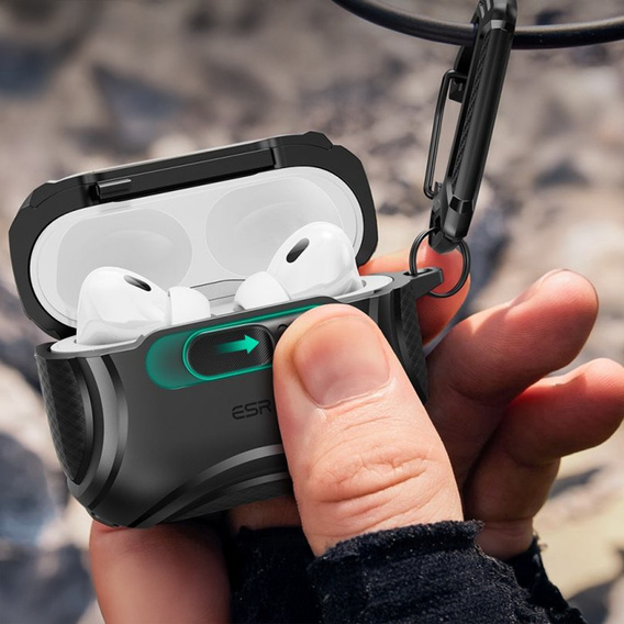 Pouzdro na sluchátka s MagSafe ESR Cyber FlickLock pro Apple AirPods Pro 3