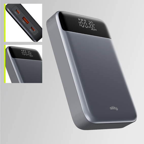 Allity APB-200 powerbank pro notebooky 130W 19200 mAh