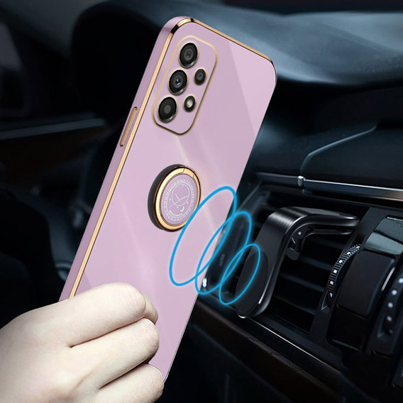 Pouzdro pro Samsung Galaxy A53 5G, Electro Ring, fialové