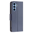 Klopové pouzdro pro Samsung Galaxy A54 5G, Wallet Litchi Magnet, námořnicky modré