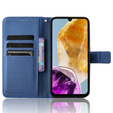 Klopové pouzdro pro Samsung Galaxy M15 5G, Wallet Smart Magnet, modré