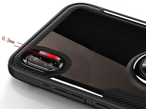 Pouzdro pro Samsung Galaxy A10, Clear Ring, černé