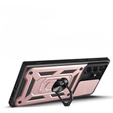 Pouzdro pro Samsung Galaxy S23 Ultra, CamShield Slide, růžové rose gold