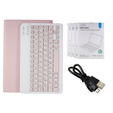 Pouzdro + klávesnice Lenovo Tab M10 Plus Gen 3 TB-125F TB-128F, růžové rose gold