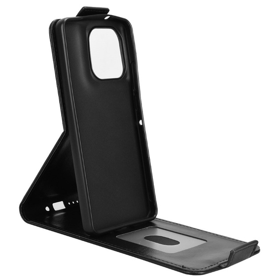 Flipové pouzdro pro Xiaomi Redmi 15 5G / 4G, flipové pouzdro, černé