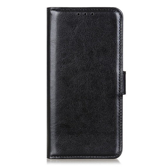 Pouzdro s klopou Crazy Horse Wallet pro Google Pixel 10a, černé