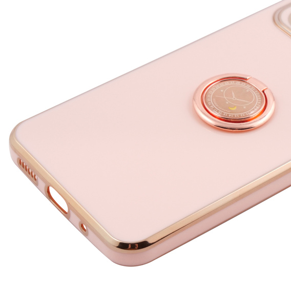 Pouzdro pro Xiaomi Redmi 12C, Electro Ring, růžové rose gold