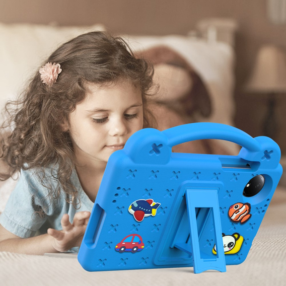 Dětské pouzdro pro Xiaomi Redmi Pad SE 8.7", Cute Patterns, se stojánkem, modré