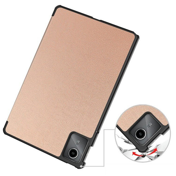 Pouzdro pro Lenovo Tab M11, Smartcase, růžové rose gold