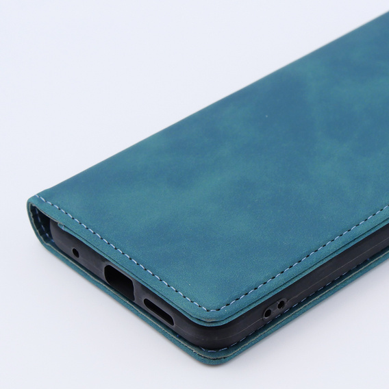 Pouzdro pro Xiaomi Redmi Note 12 4G, ERBORD Vintage peněženka s klopou, modré