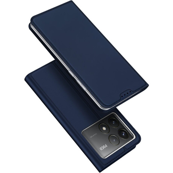 Pouzdro Dux Ducis pro Xiaomi Poco F6 Pro, Skinpro, námořnicky modré