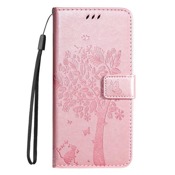 Klopové pouzdro pro Xiaomi 13T / 13T Pro, strom, růžové rose gold