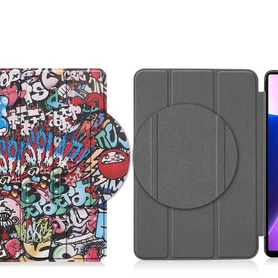 Pouzdro pro Lenovo Tab M10 Plus 10.6 Gen 3 TB-125F TB-128F, Smartcase, graffiti