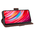 Klopové pouzdro pro Xiaomi Redmi Note 8 Pro, Card Slot, hnědé