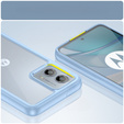 Pouzdro pro Motorola Moto G53 5G, Fusion Hybrid, transparentní / modré