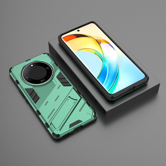 Pouzdro pro Honor Magic 6 Lite 5G, Military kickstand, zelené