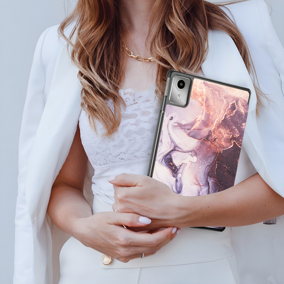 Pouzdro pro Lenovo Tab M11, Smartcase, Marble 3#