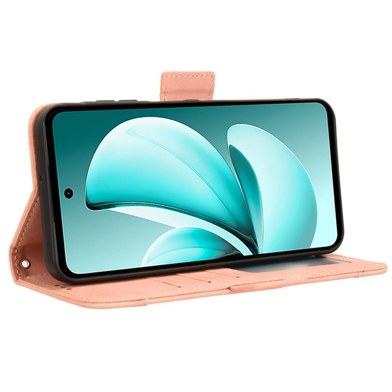 Klopové pouzdro pro Realme C71, Card Slot, růžové