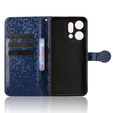 Klopové pouzdro pro Oppo Reno 14, Wallet Rhombus, modré