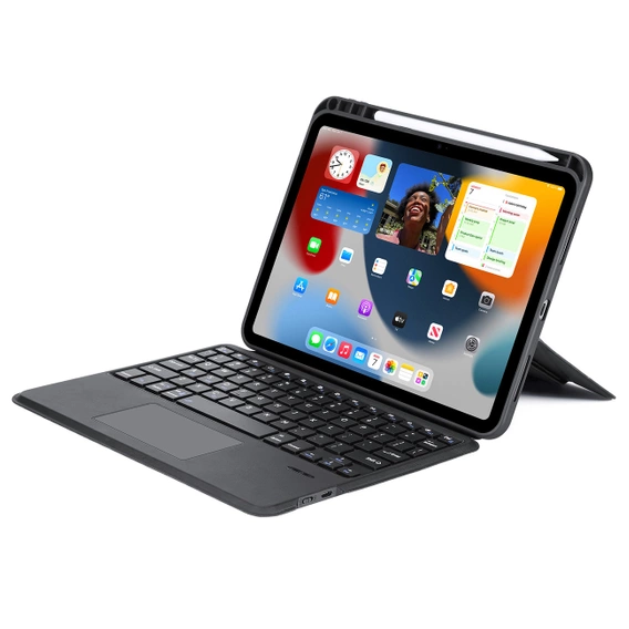 Pouzdro + klávesnice iPad Pro 12.9 2021 / 2020, Dux Ducis Magnetic Keyboard, černé