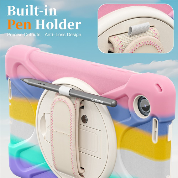 Pevné pouzdro s podstavcem a ramenním popruhem pro Lenovo Tab One