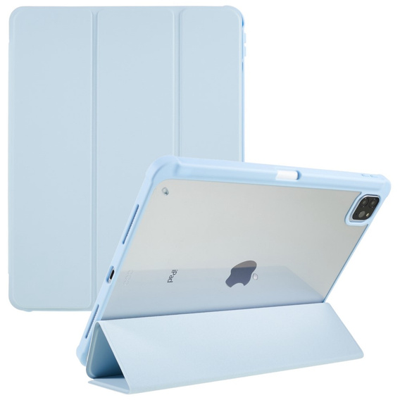 Pouzdro pro iPad Pro 12.9" 2022/2021/2020 (6/5/4 gen.), Smartcase Hybrid, se slotem na stylus, modré