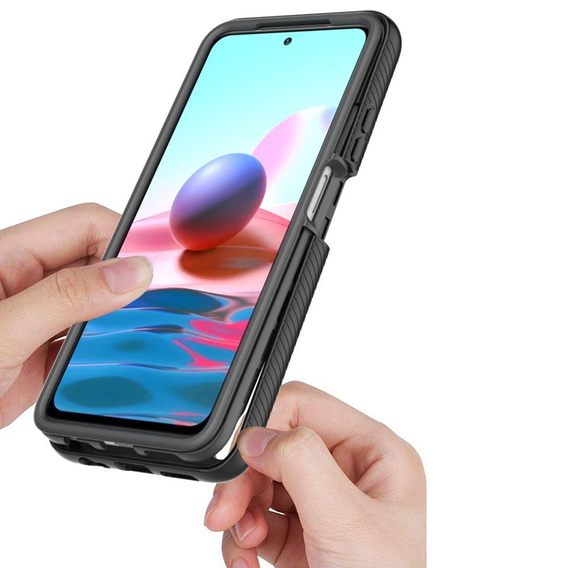 Pouzdro pro Xiaomi Redmi Note 10 / 10S, Shockproof, s fólií, modré