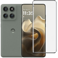 3D tvrzené sklo pro Motorola Edge 60 Pro, černý rámeček
