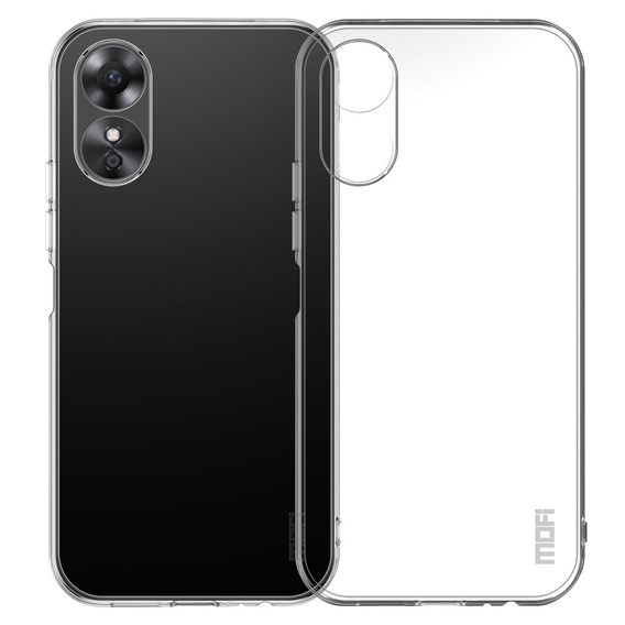 Pouzdro MOFI pro Oppo A17, tenké, průhledné