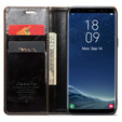 CASEME flipové pouzdro pro Samsung Galaxy S8+ Plus, Waxy Textured, káva