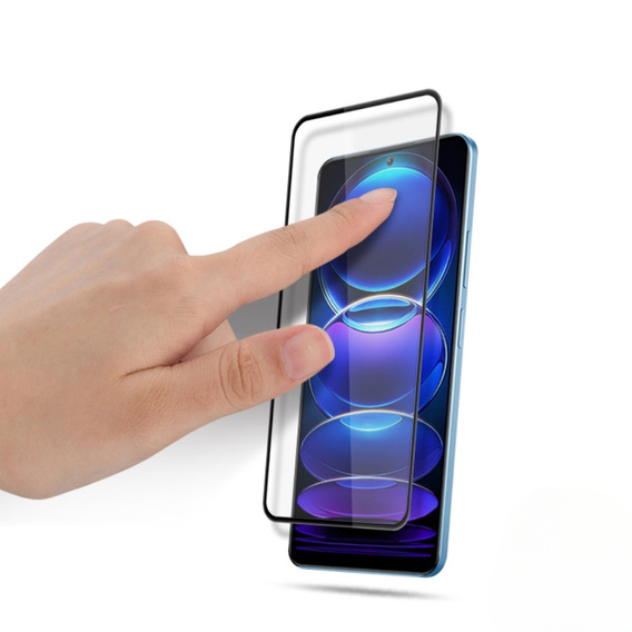 Tvrzené sklo Mocolo Full Glue pro Xiaomi Poco X5 Pro 5G, černý rám