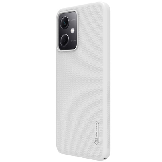 Pouzdro NILLKIN pro Xiaomi Redmi Note 12 5G / POCO X5 5G, Super Frosted Shield Case, bílé