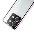 Pouzdro pro Xiaomi Redmi Note 13 5G, Magnetic Dual Glass, fialové