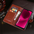 Klopové pouzdro pro T Phone 3 5G, Crazy Horse Wallet, hnědé
